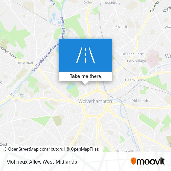 Molineux Alley map