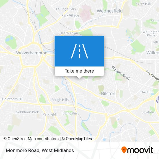 Monmore Road map