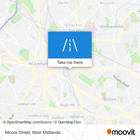 Moore Street map