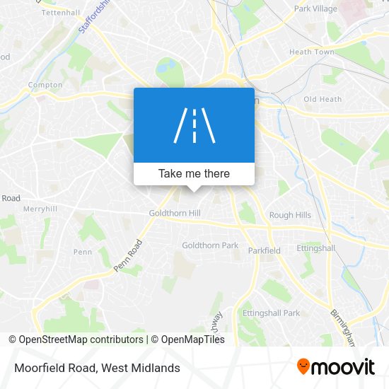 Moorfield Road map