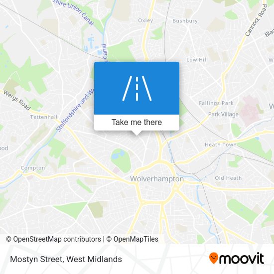Mostyn Street map