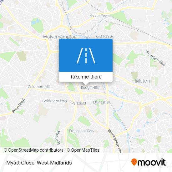 Myatt Close map