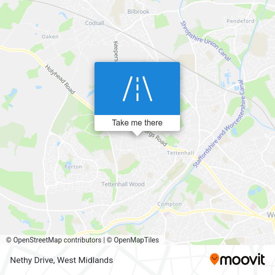 Nethy Drive map