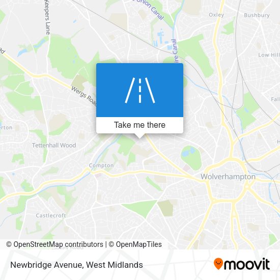 Newbridge Avenue map