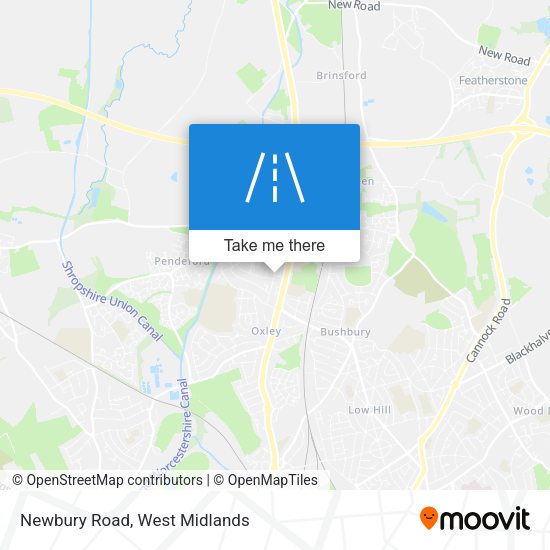 Newbury Road map
