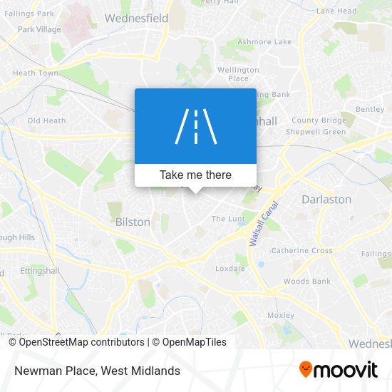Newman Place map