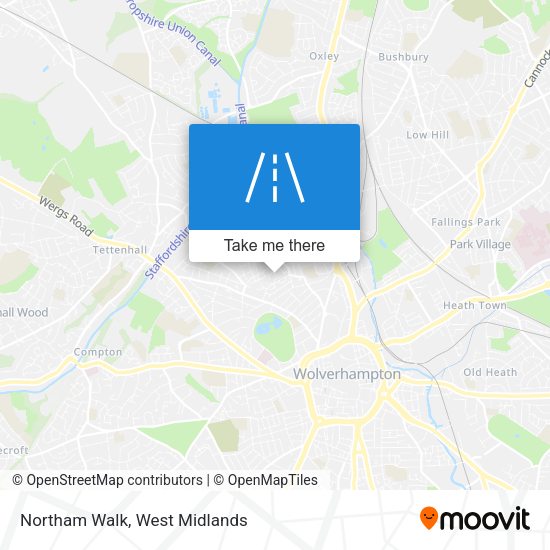 Northam Walk map