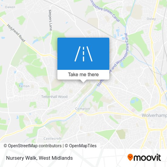 Nursery Walk map