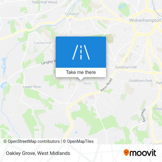 Oakley Grove map