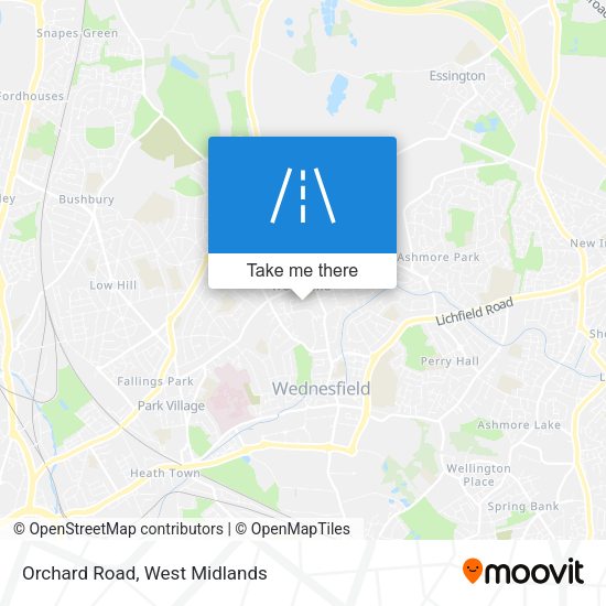 Orchard Road map