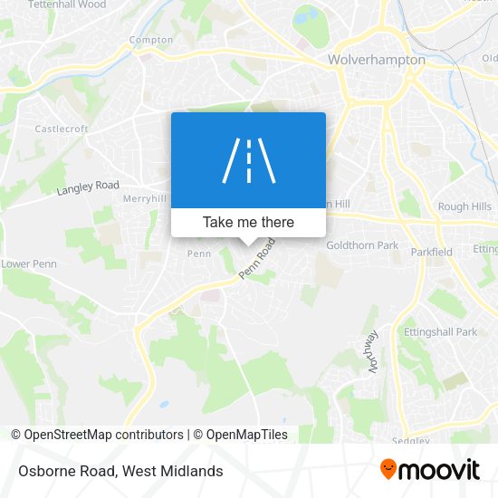 Osborne Road map