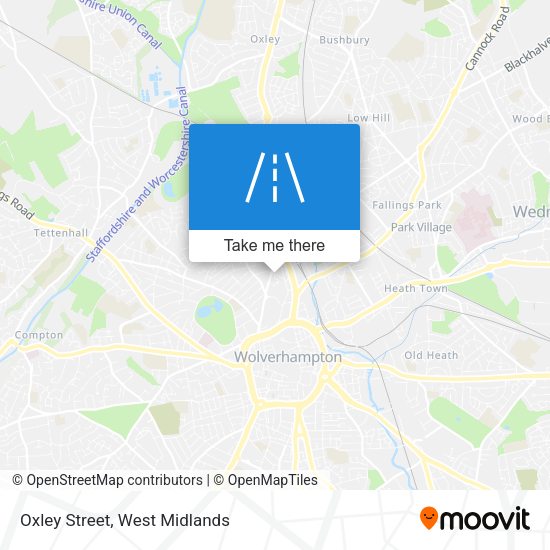Oxley Street map