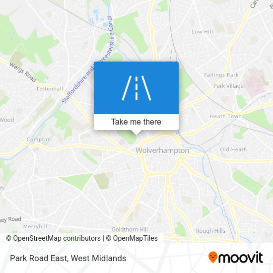 Park Road East map