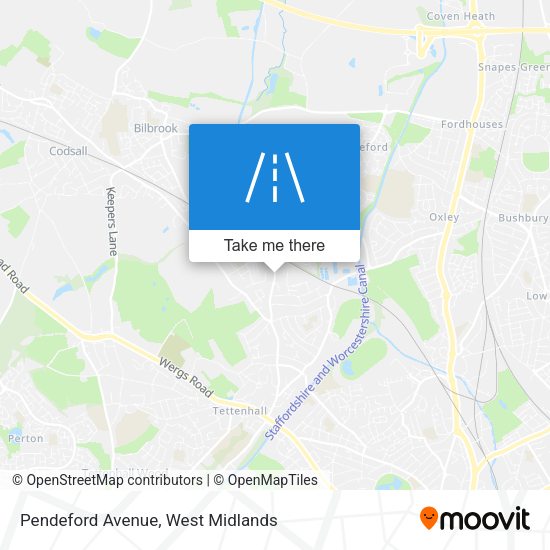 Pendeford Avenue map