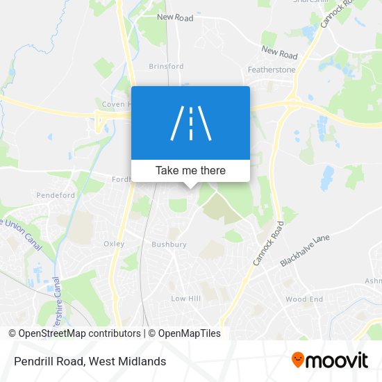 Pendrill Road map