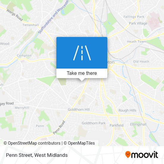 Penn Street map