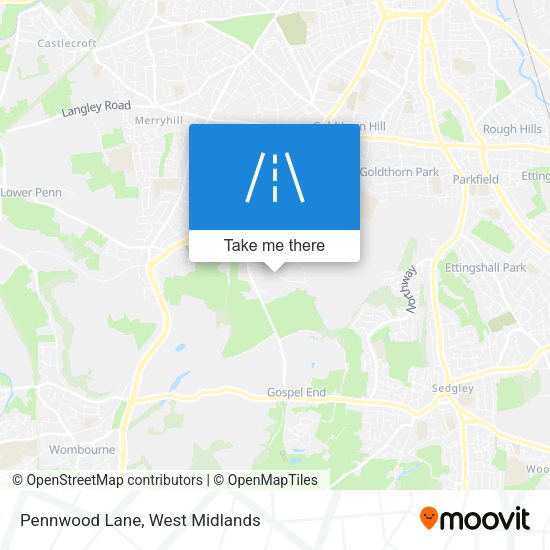 Pennwood Lane map