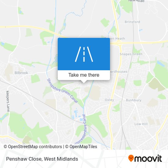 Penshaw Close map