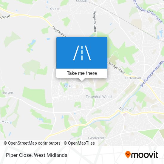 Piper Close map