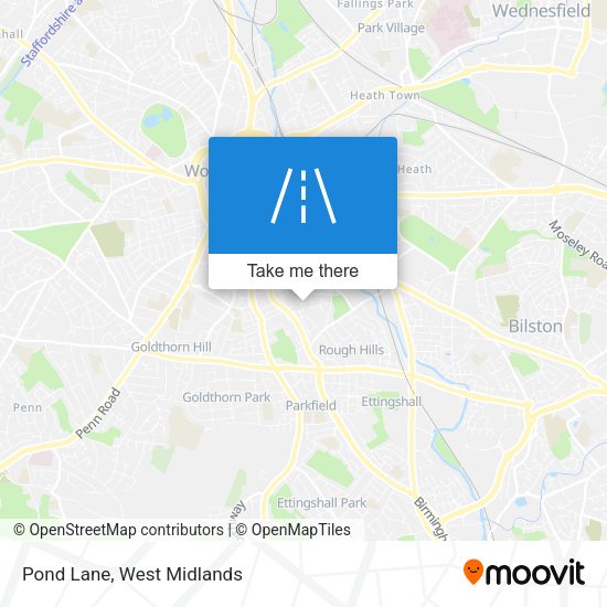 Pond Lane map