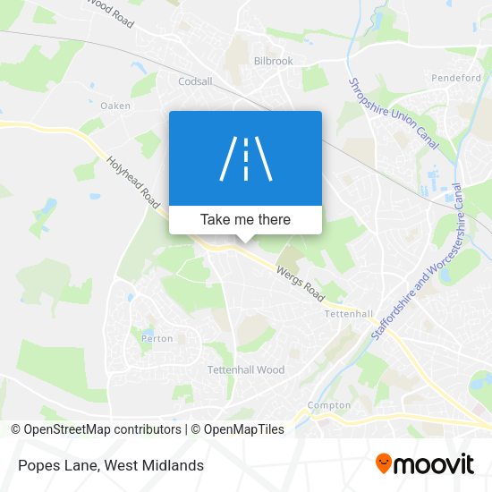 Popes Lane map