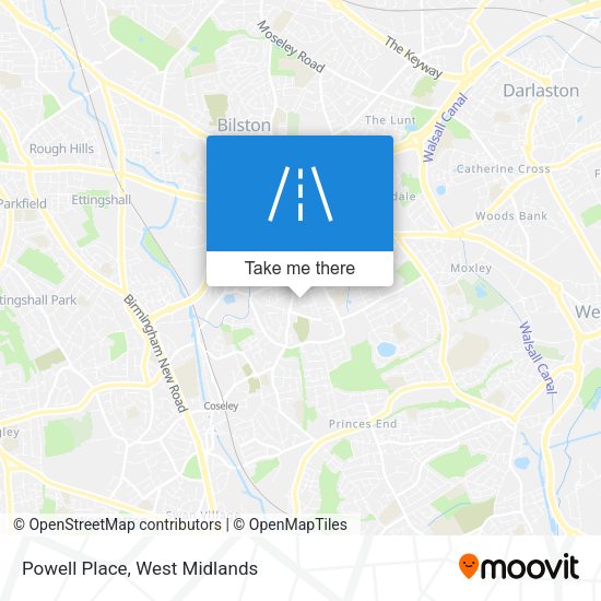 Powell Place map