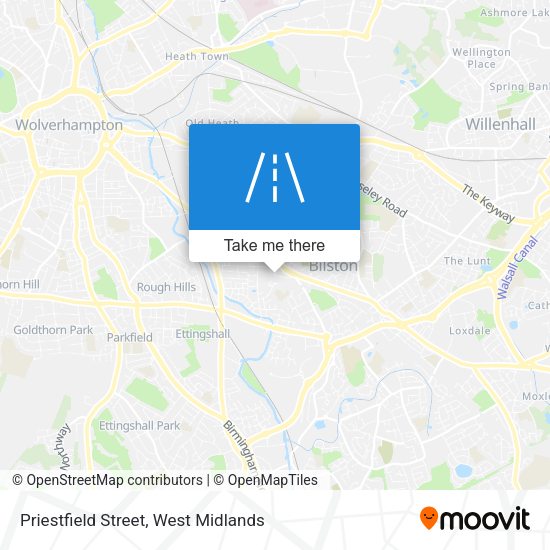 Priestfield Street map