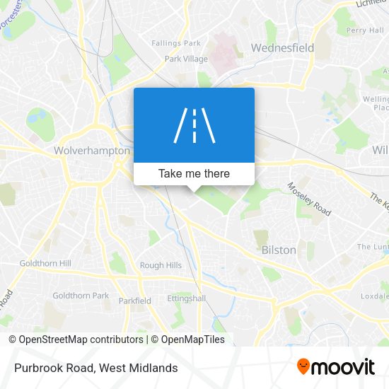Purbrook Road map
