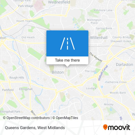 Queens Gardens map