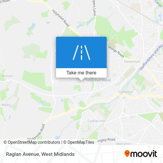 Raglan Avenue map