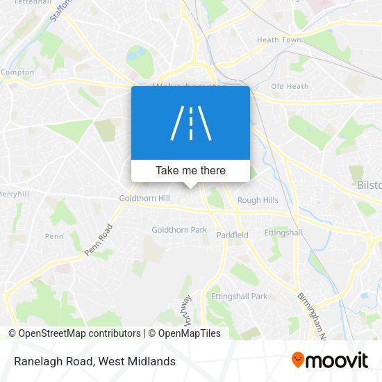 Ranelagh Road map