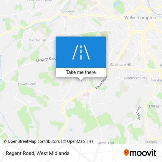 Regent Road map