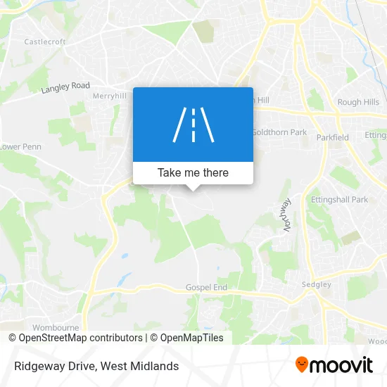 Ridgeway Drive map