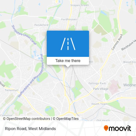 Ripon Road map