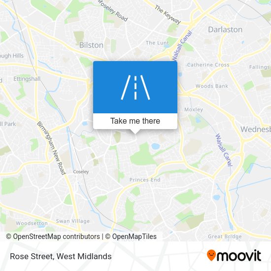 Rose Street map