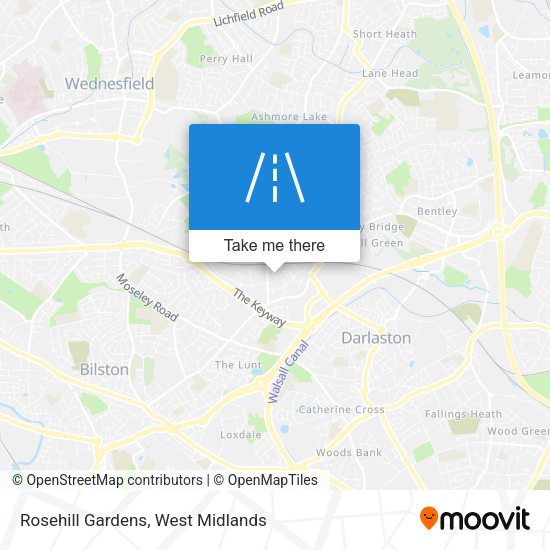 Rosehill Gardens map