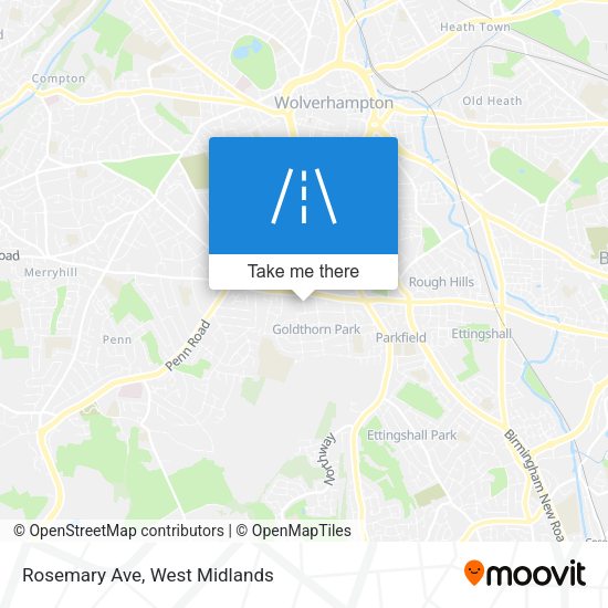 Rosemary Ave map