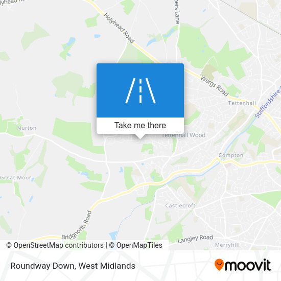 Roundway Down map