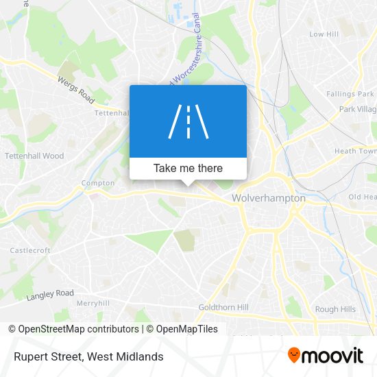 Rupert Street map