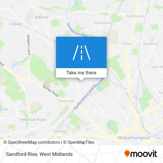 Sandford Rise map