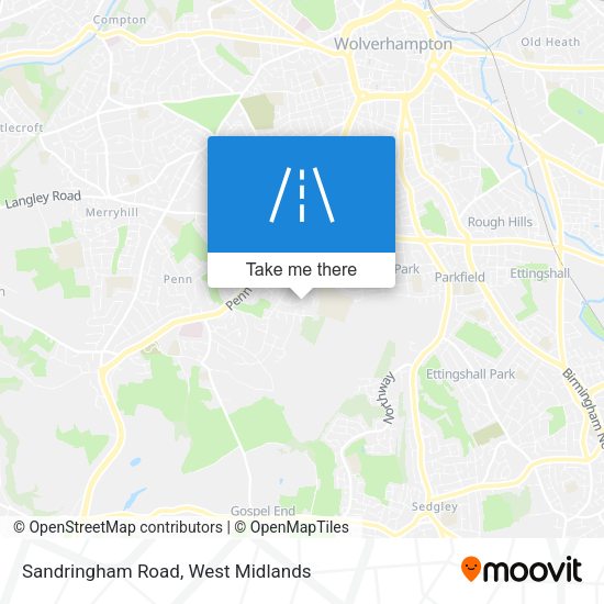 Sandringham Road map