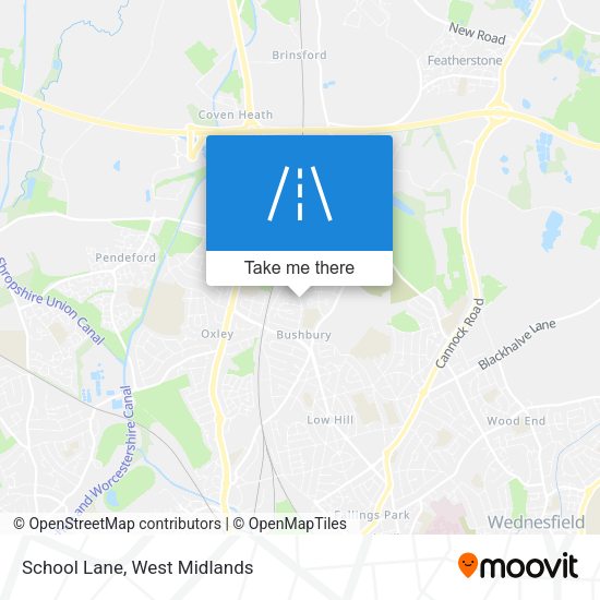 School Lane map