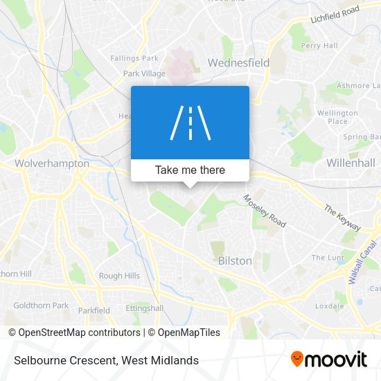 Selbourne Crescent map