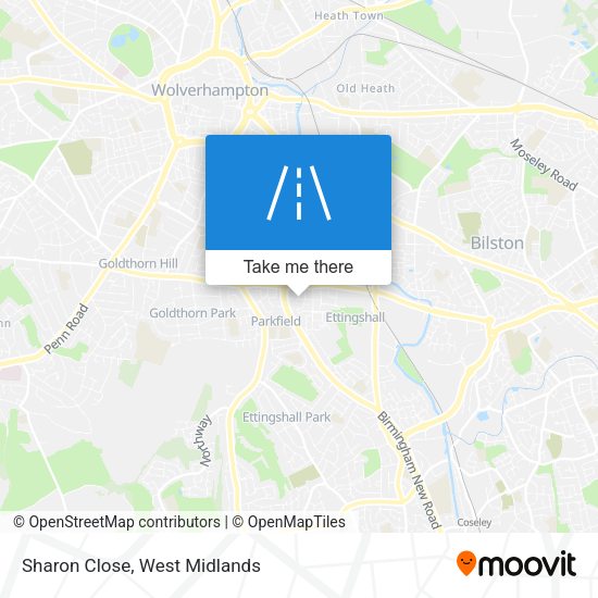 Sharon Close map