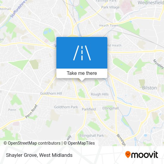 Shayler Grove map