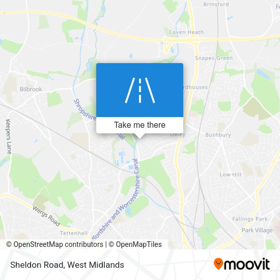 Sheldon Road map