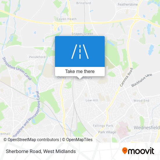 Sherborne Road map