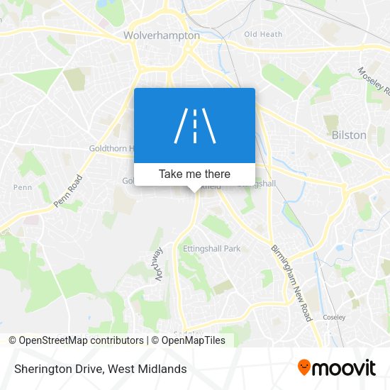 Sherington Drive map