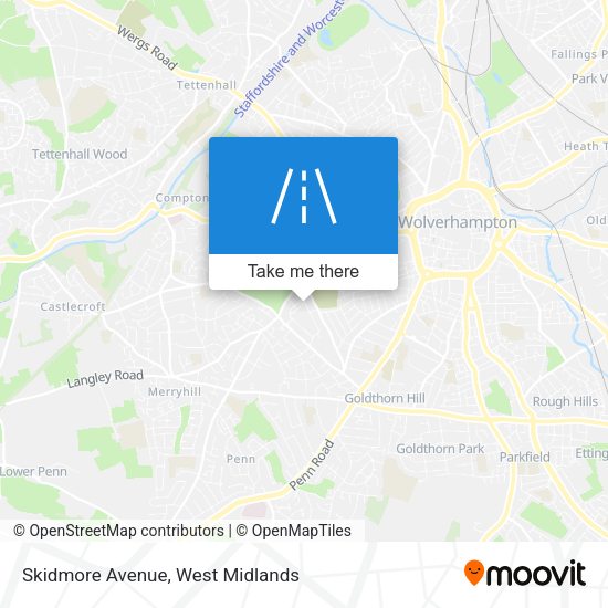 Skidmore Avenue map