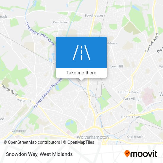 Snowdon Way map